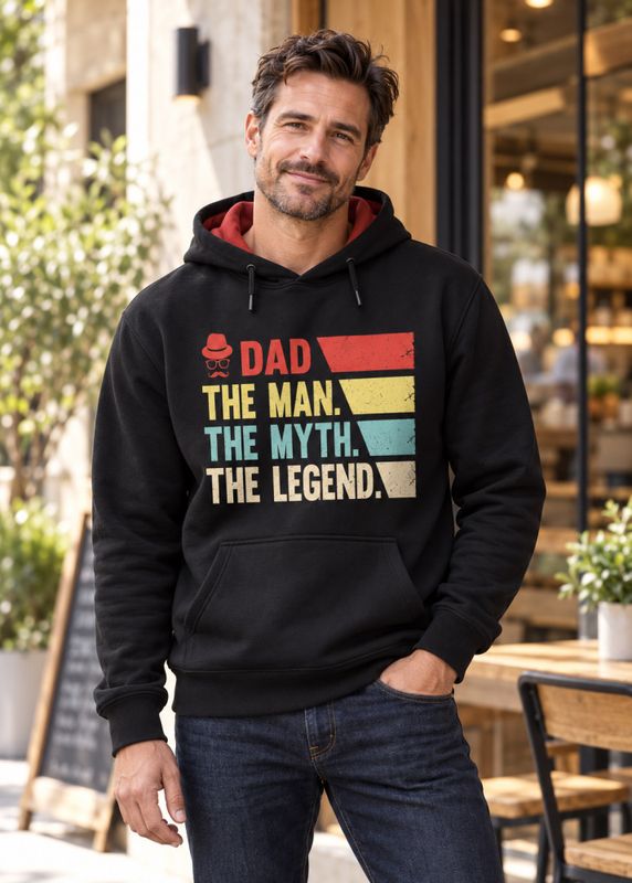 French terry panel The Myth, str. XL