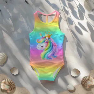 Hovedbilde Swim-lycra panel til barn - Enhj&oslash;rningriket