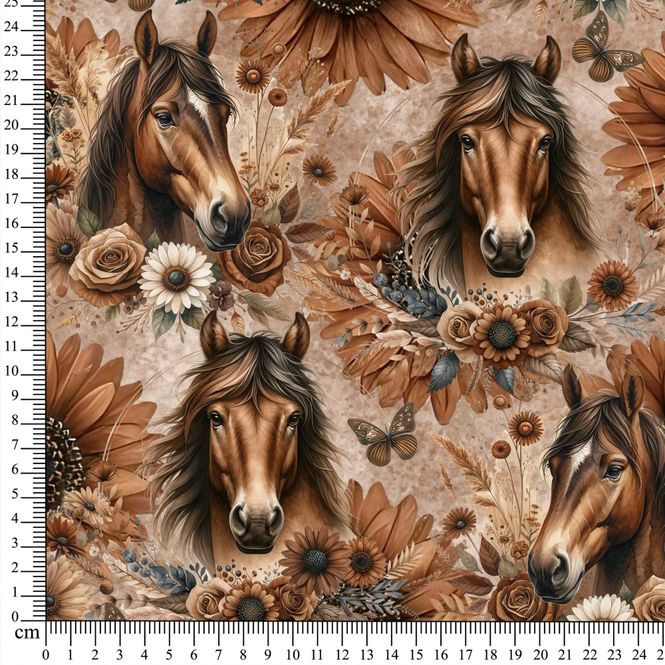 Hovedbilde Bambusjersey Hester i Blomster