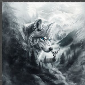 Hovedbilde Jersey panel Skyggeulv str. XL