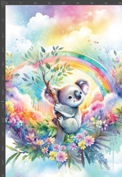 Jersey panel Rainbow Koala, str.M