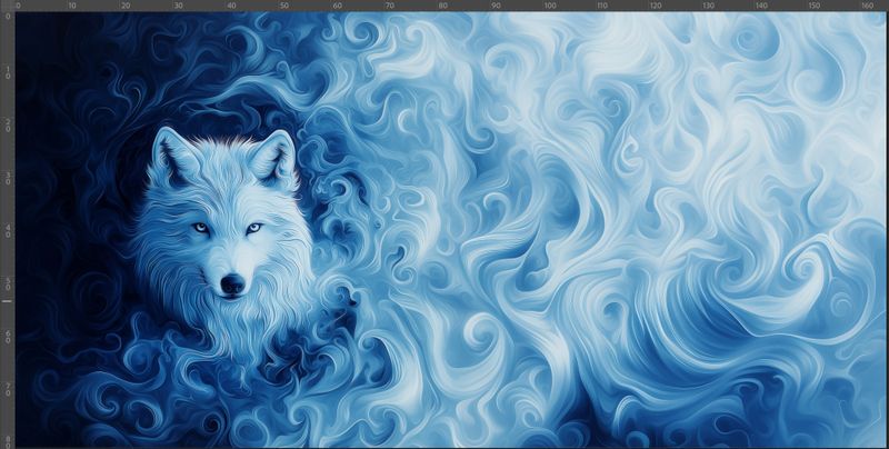 FT panel Ulvetåke, 80x165 cm